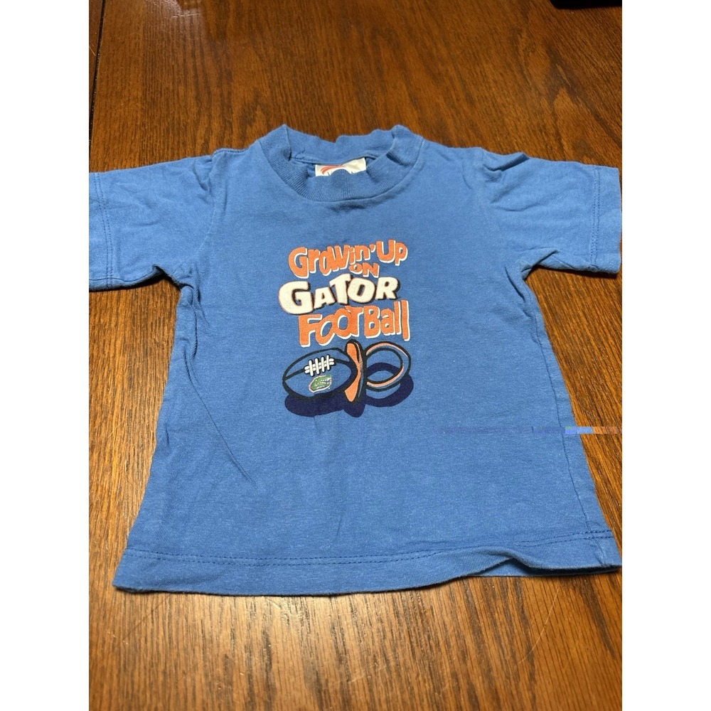 Vintage Viatran‎ Heavyweight "Growing Up On Gator Football" Tshirt 18 Months